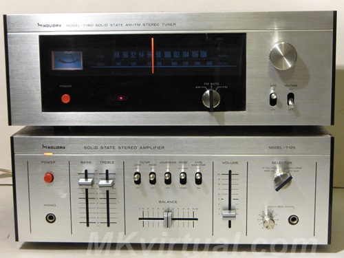 Holiday 7125 Integrated amplifier with original tuner