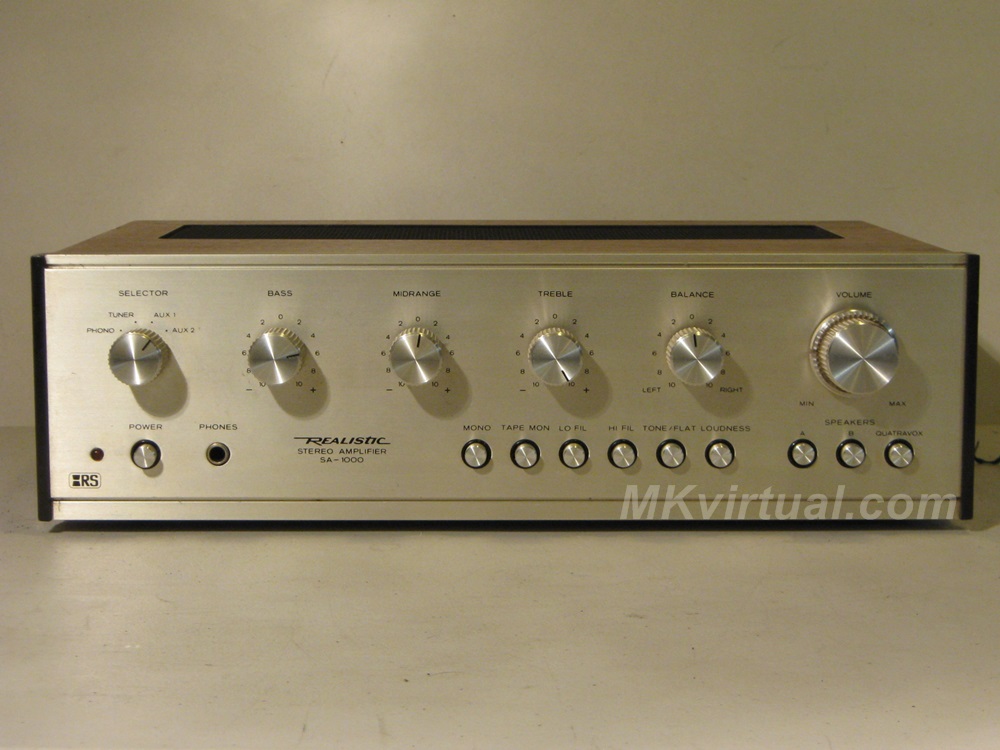Realistic SA-1000 integrated amplifier
