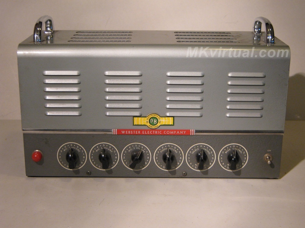 Webster Electric 98-25 Tubes amplifier