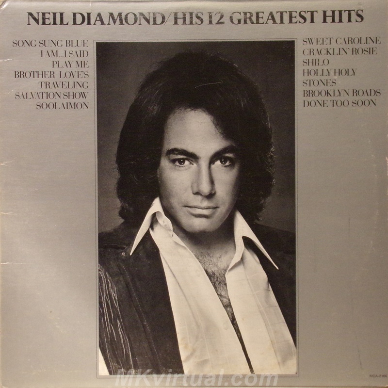 Neil Diamond - His 12 greatest hits LP