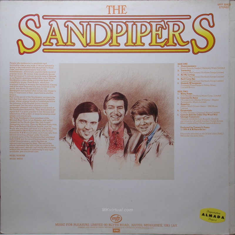The Sandpipers Greatest hits