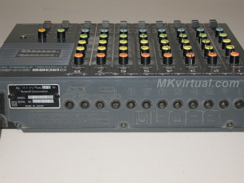 BOSS BX-800 8channel stereo mixer 取扱説明書付 BOSS BX-800 8channel stereo mixer 取扱説明書付 BOSS BX-800